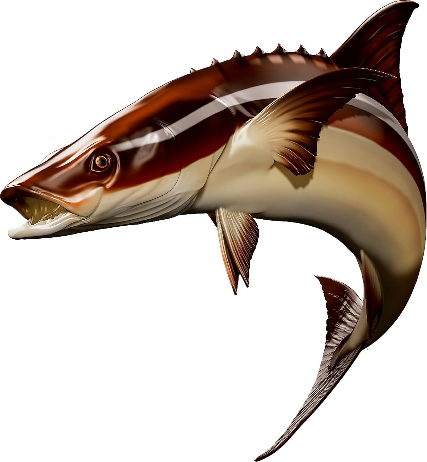 Cobia Fish Sticker Decal Helmet Equipment Cooler Fishing Hunting Camping Boating Cobia Fish Sticker Decal Helmet Equipment Cooler Fishing Hunting Camping Boating