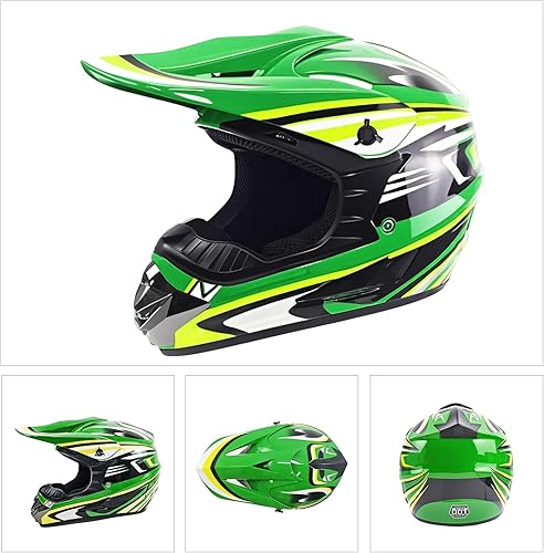 Miniatura 2 de Cascos de Dirt Bike para Jóvenes de Moda para Niños, Motocross, Motocicleta, BMX, ATV, Todoterreno, Cuatro Ruedas, Cascos Integrales para Bicicleta
