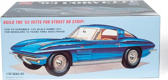 AMT 1963 Chevy Corvette 1:25 Scale Model kit