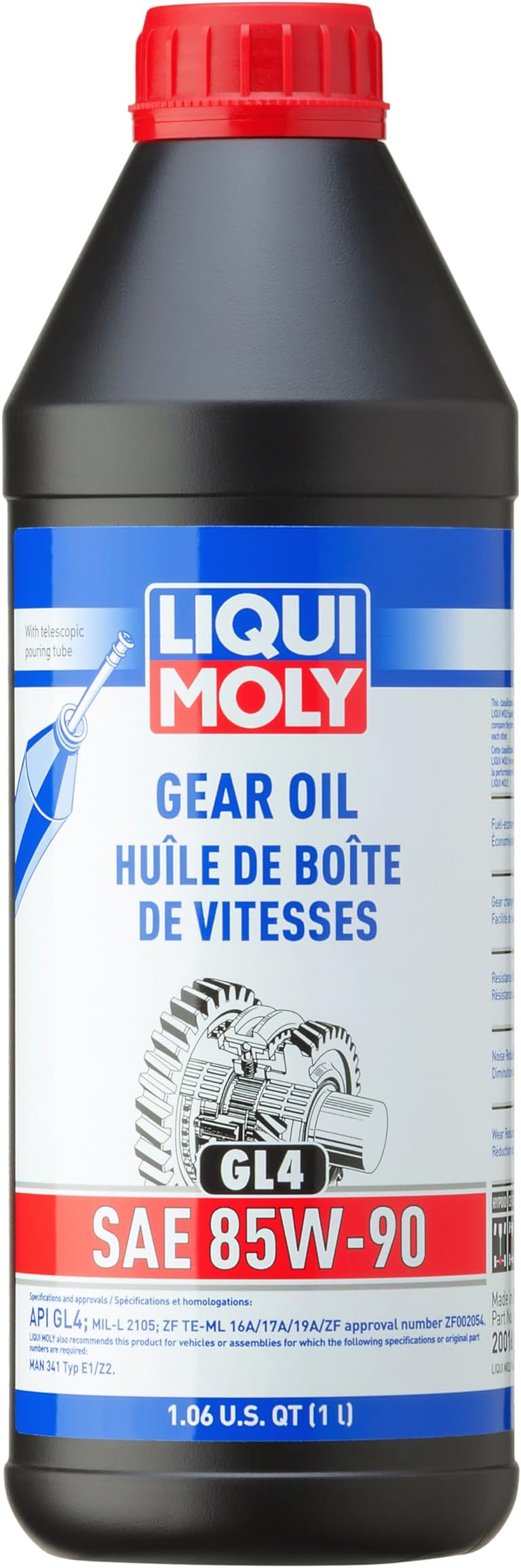 Gear Oil (GL4) SAE 85W-90 | 1 L | Gear oil | Hydraulic oil | SKU: 1030