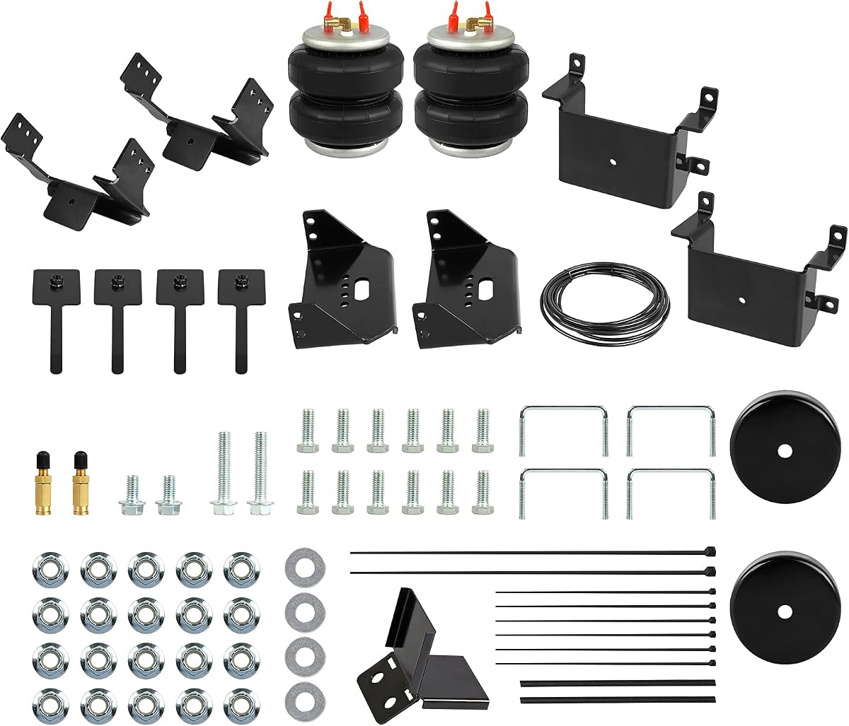 Rear Air Bags Suspension Kits Compatible with 2015-2025 F150 F-150 | Replace with Firestone 2582 W217602582, Ride Rite Airbags, 5000 Lbs of Load Leveling Capacity