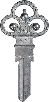 Lucky Line FORGED Key Shapes, SKELETON KEY - House Key Blank, SC1, 1 key B303S