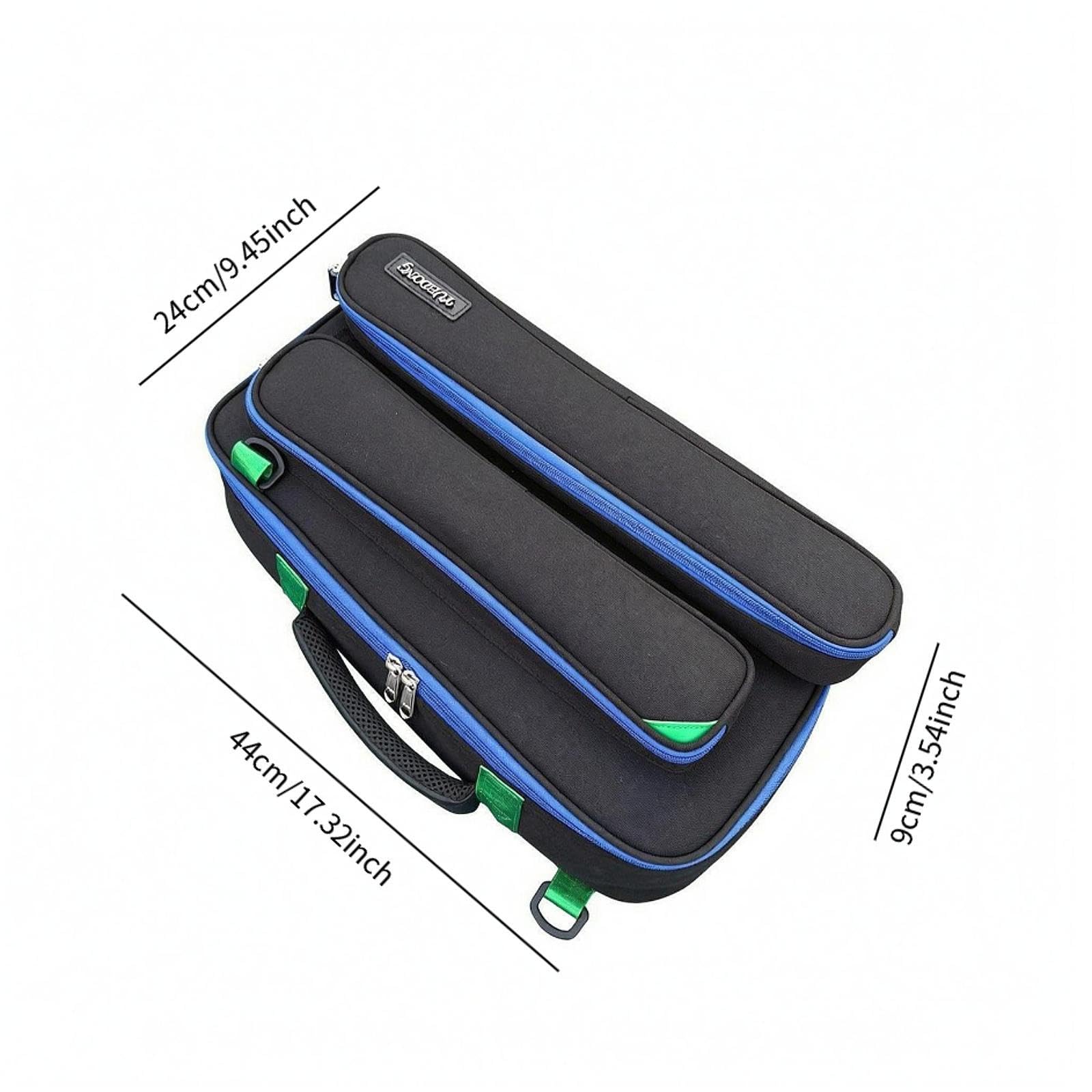 perfeclan Funda para guitarra sin cuerdas, estuche transporte para guitarra, funda acolchada profesional, accesorio para instrumentos musicales para ensayos, Negro