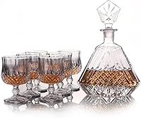 Vista 8 de Decantadores de whisky de cristal, decantador sin plomo con tapón de vidrio, decantador de vodka para vino, decantadores para alcohol, bourbon