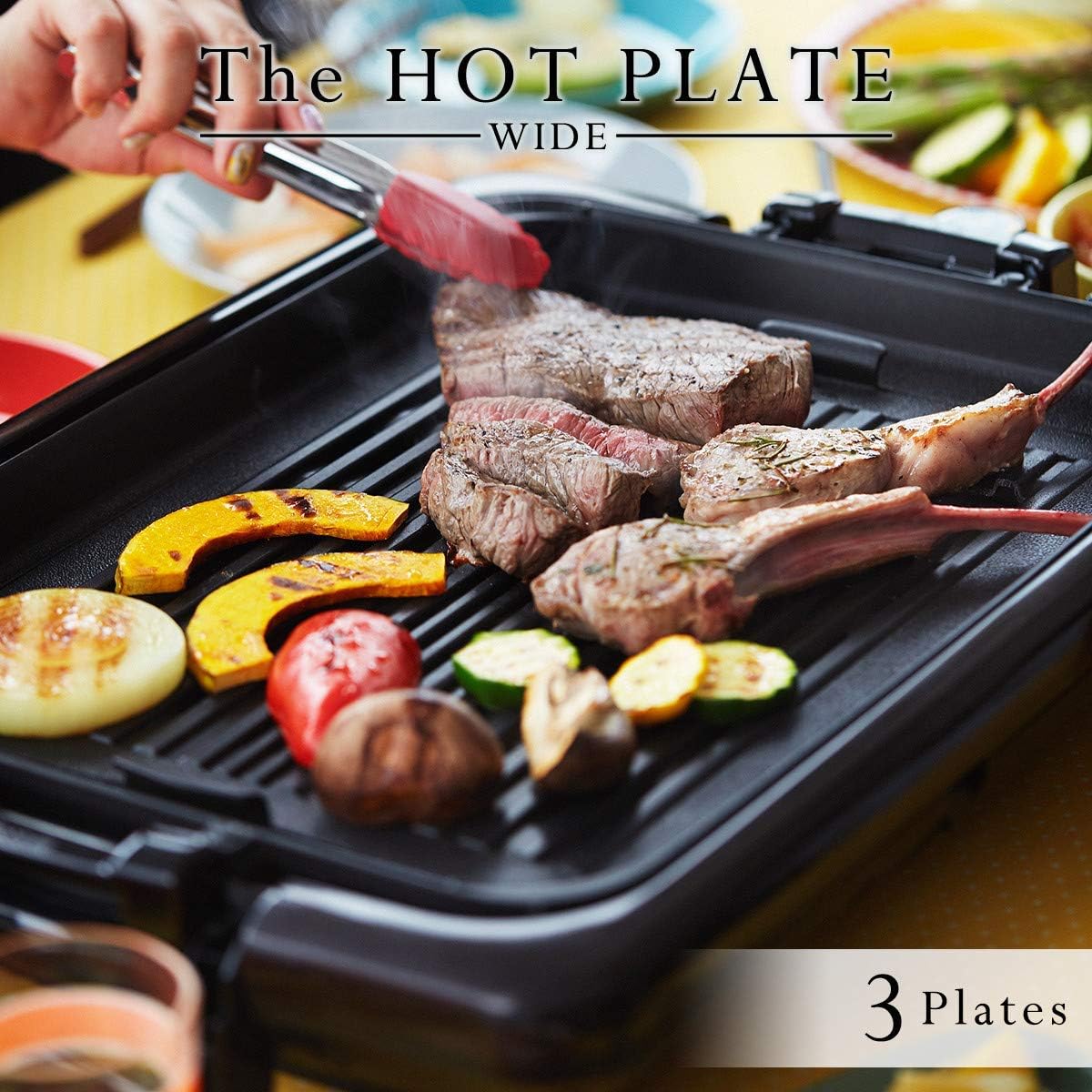 タイガー魔法瓶(TIGER) ホットプレート3枚セット 平面 たこ焼き 焼肉 蓋付き ブラウン CRV-A300-T
