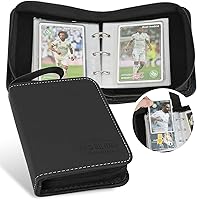 Vista 24 de Carpeta de tarjetas intercambiables, carpeta de álbum de colección de tarjetas con 720 bolsillos laterales de carga, carpeta de álbum de 9 bolsillos