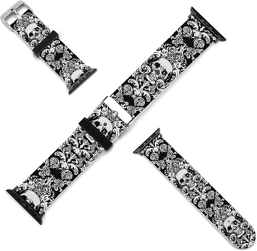 Vista 245 de Correa de reloj de silicona suave compatible con Iwatch Correa deportiva para hombres/unisex/jóvenes compatible con Iwatch Series