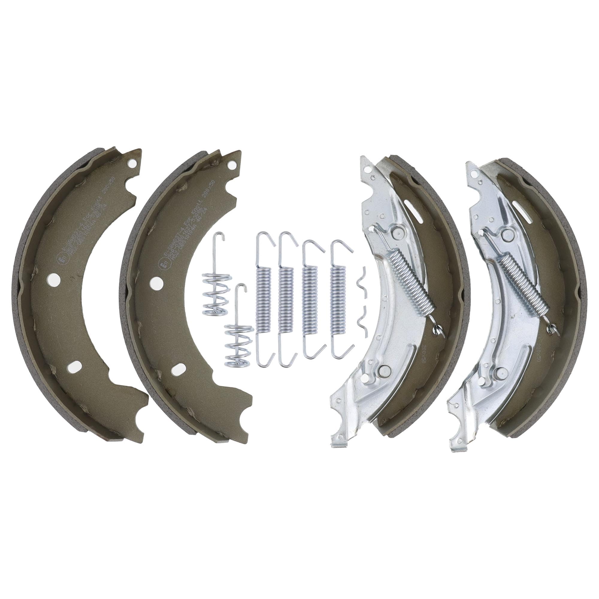 The Drive | Bremsbacken Satz für Anhänger | Ø 200x50mm passend für Knott, Schlegl, Nieper 20-2425/1 + 20-964/1 u. BPW S 2005-5 RASK | Set für 1 Achse