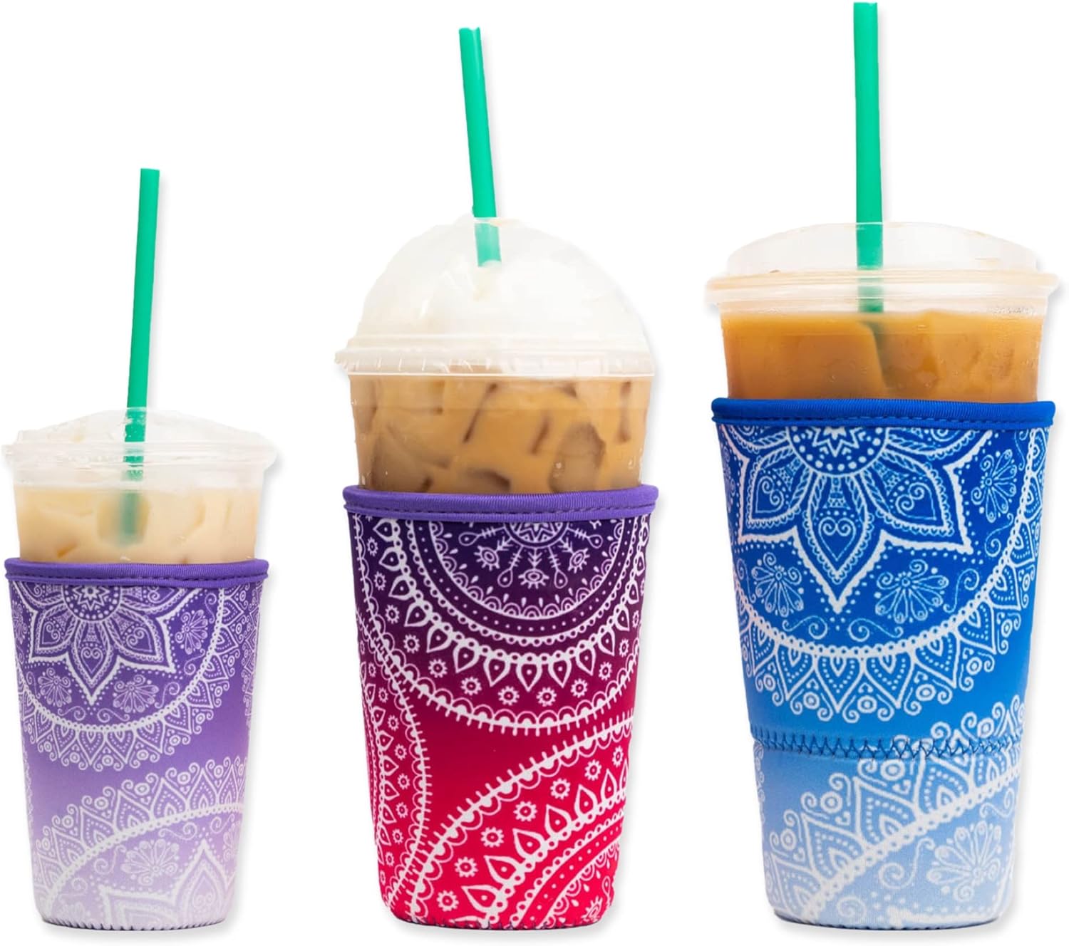 Baxendale Iced Coffee Sleeves for Cold Drink Cups 3 Pack