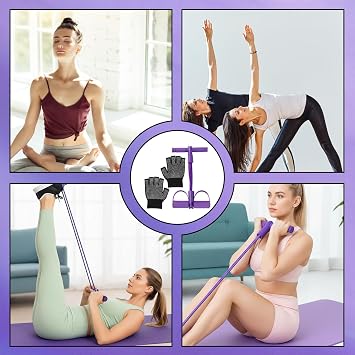 Exercise Equipment for Home Use, Sit Up Exercise Equipment with Foot Pedal Resistance Band, Fitness Equipment for Core Strengthening -Body Workout