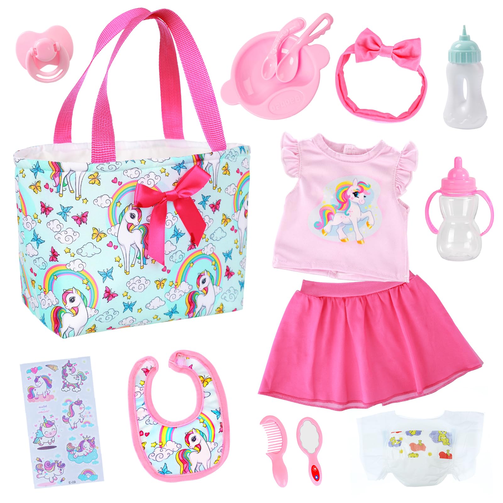 Ecore Fun 15 Pcs Baby Doll Diaper Bag