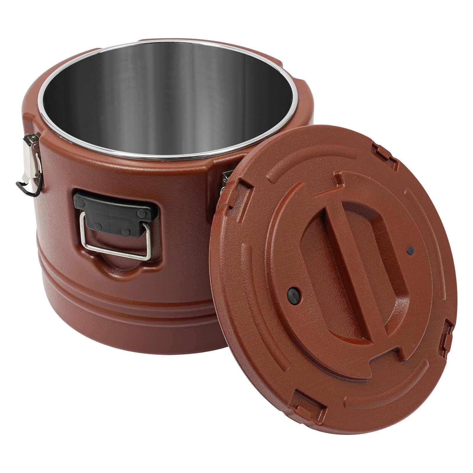 Contenedor de comida aislado comercial Caliente Frío cubitera | Contenedor de sopa aislado portátil con cubo aislado for bebidas