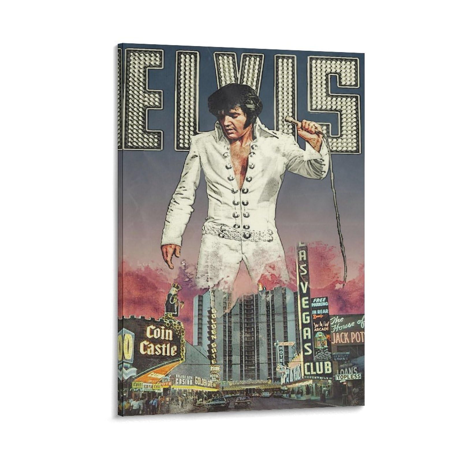 Amazon.co.jp: エルヴィス・プレスリー 音楽家ロックンロール ポスター
