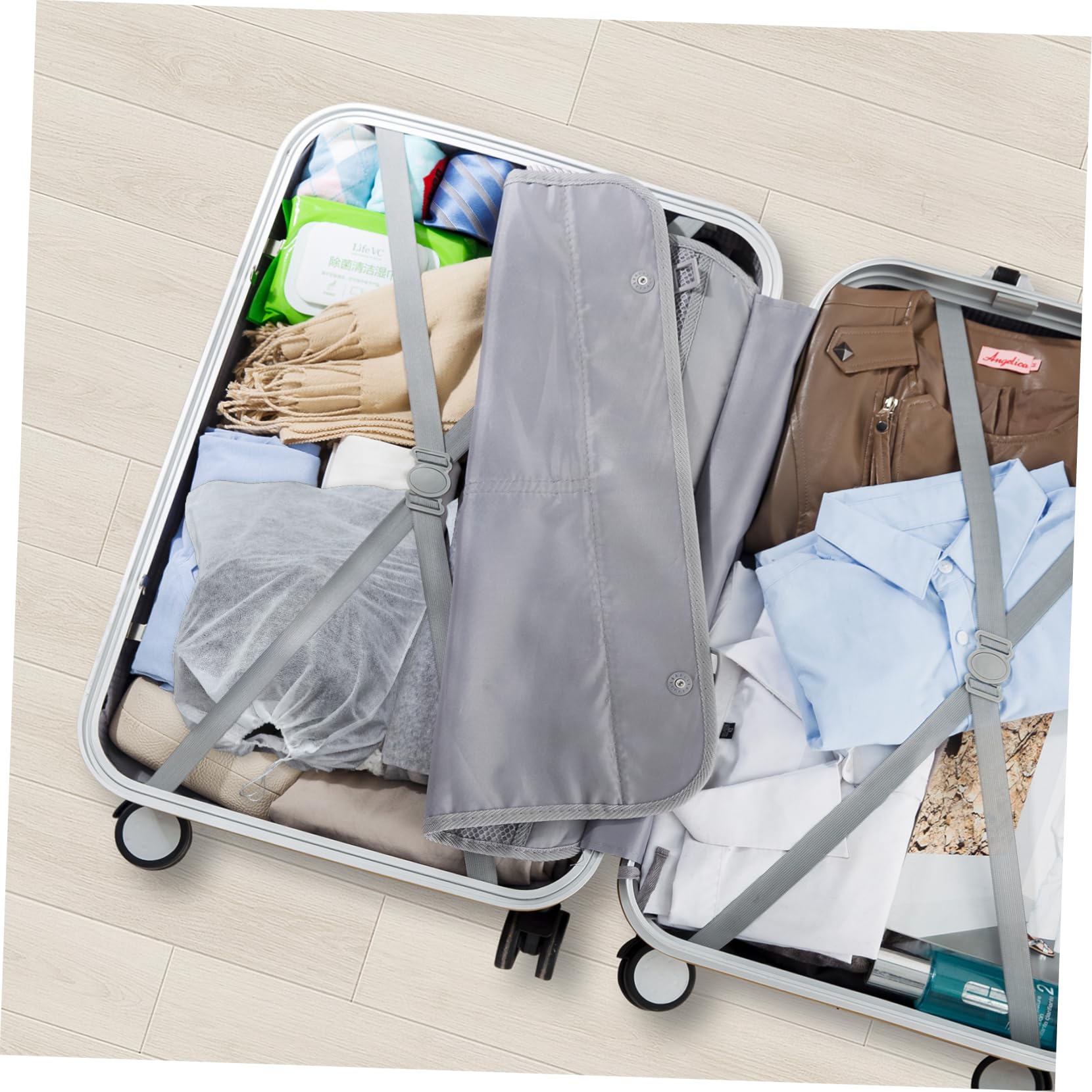 Sacchetti Porta Scarpe da Viaggio 150 Pezzi Non Tessuto | Borsa Scarpe da Viaggio, Set 50 Grandi 50 Medi 50 Piccoli, Bianco Pieghevole Salvaspazio