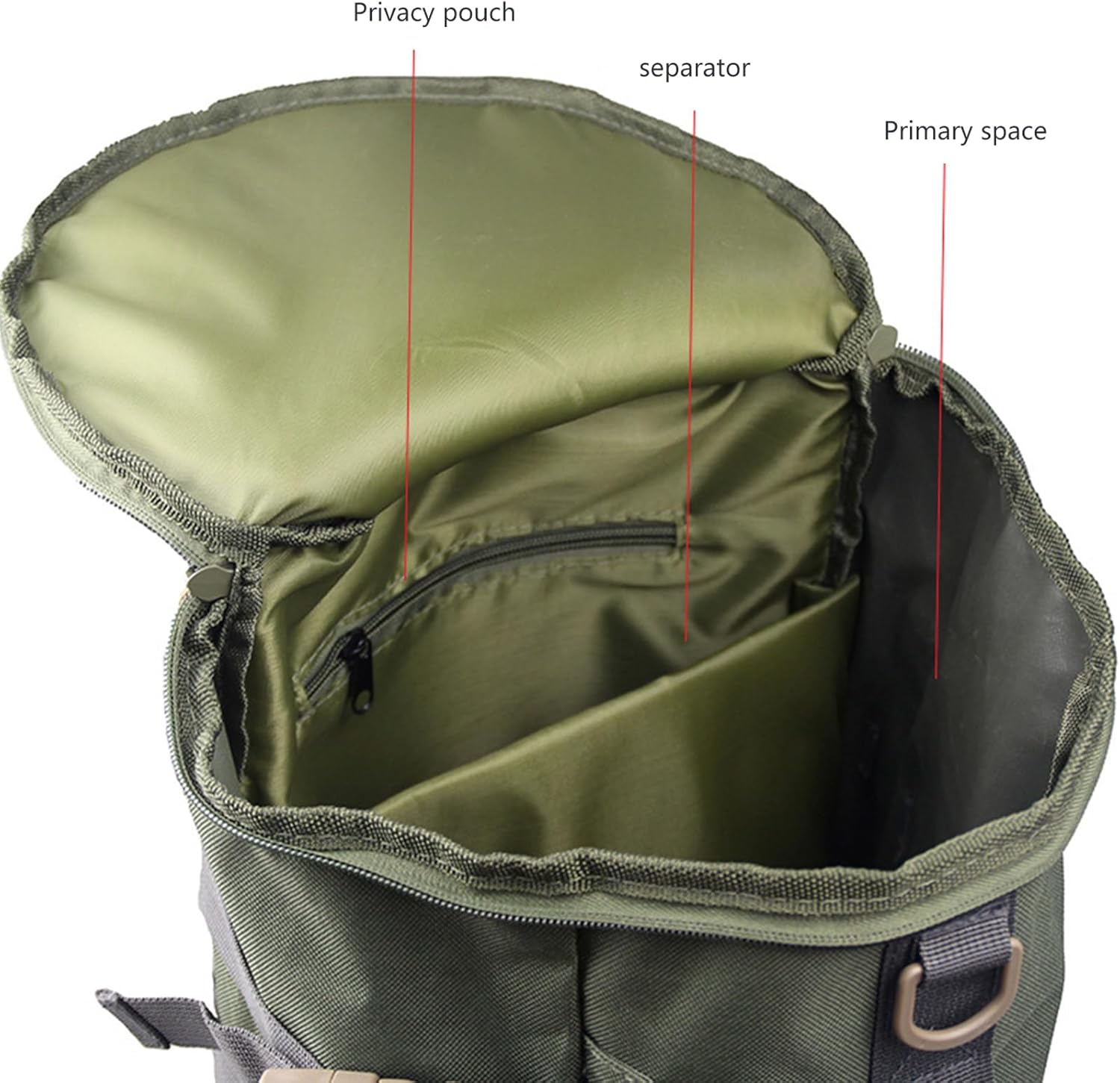 Psdndeww 大容量釣りタックルバッグ 釣りバックパック ロッドホルダー付き ダブルショルダートールバックパック 釣りアクセサリ