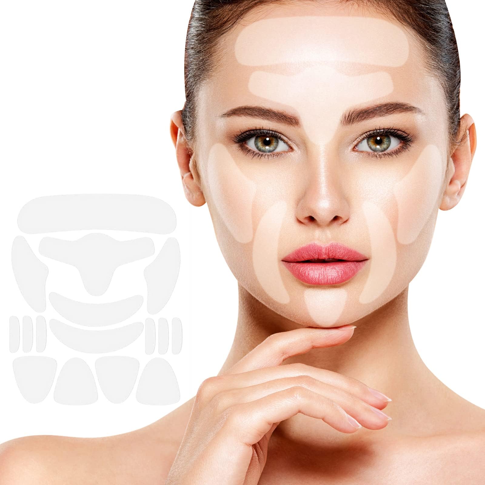 Face & Forehead Wrinkle Patches - 192 Pcs Anti Facial for Overnight to Reduce Fine Wrinkles, Frown Smile Lines, Wrinkles Treatment Women Men