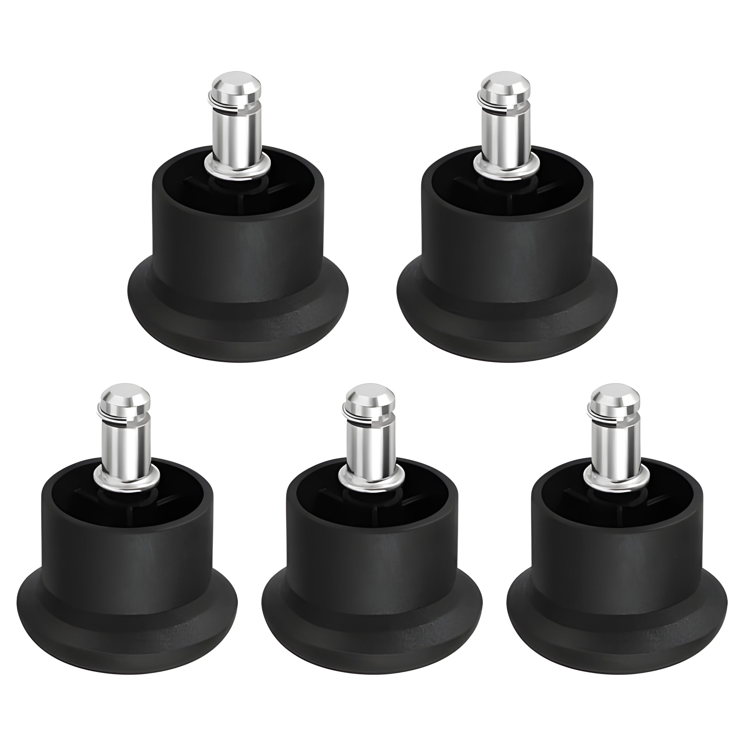 MRC Chair Stopper Bush Office Desk Chair or Stool Swivel Caster Wheels, Easy Conversion from Wheeled Casters to Stationary Feet to Protect Wood or Hardwood Floor(Stopper Wheel)