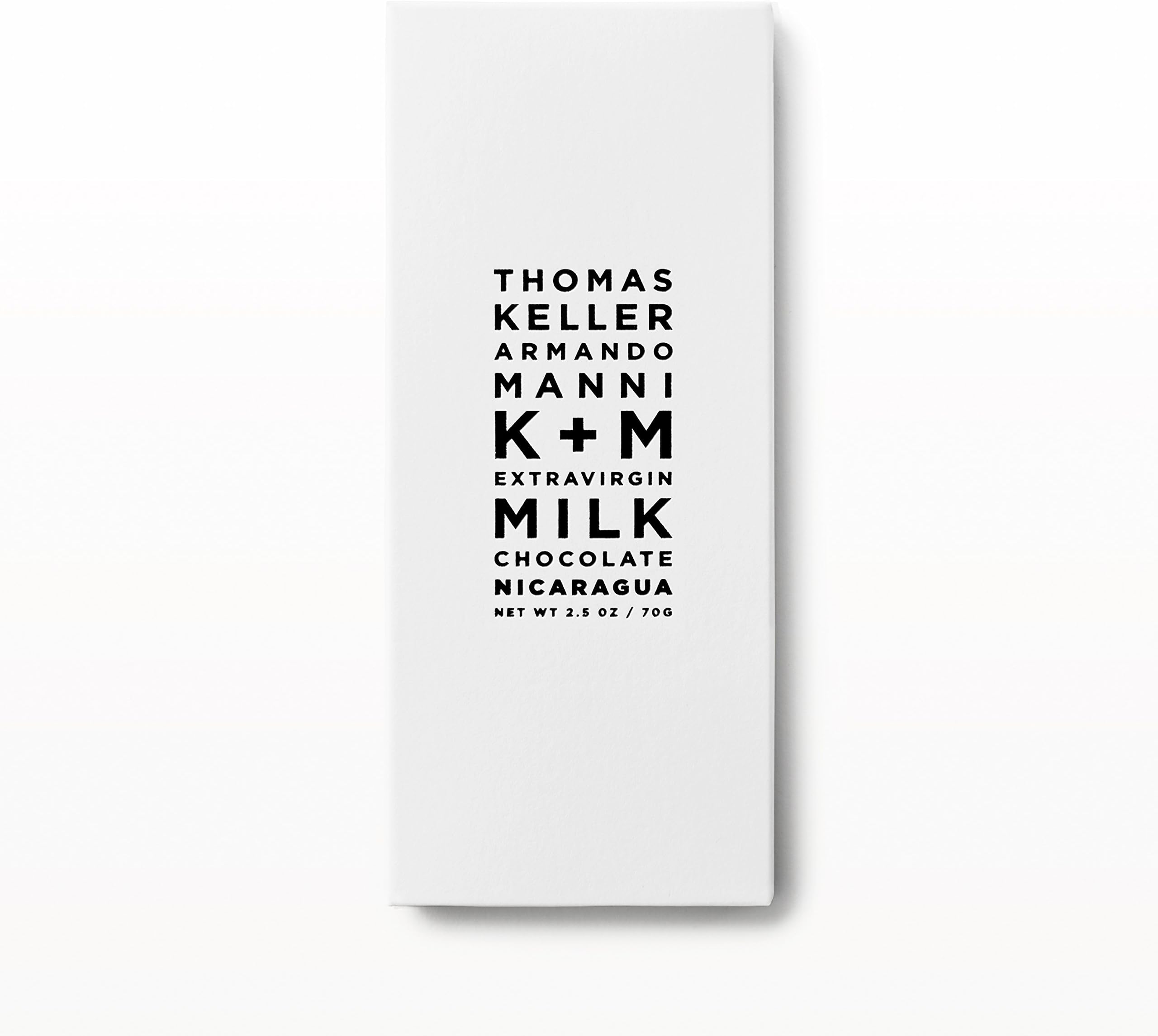 K+M Extravirgin Milk Chocolate Ecuador, 2 Pack