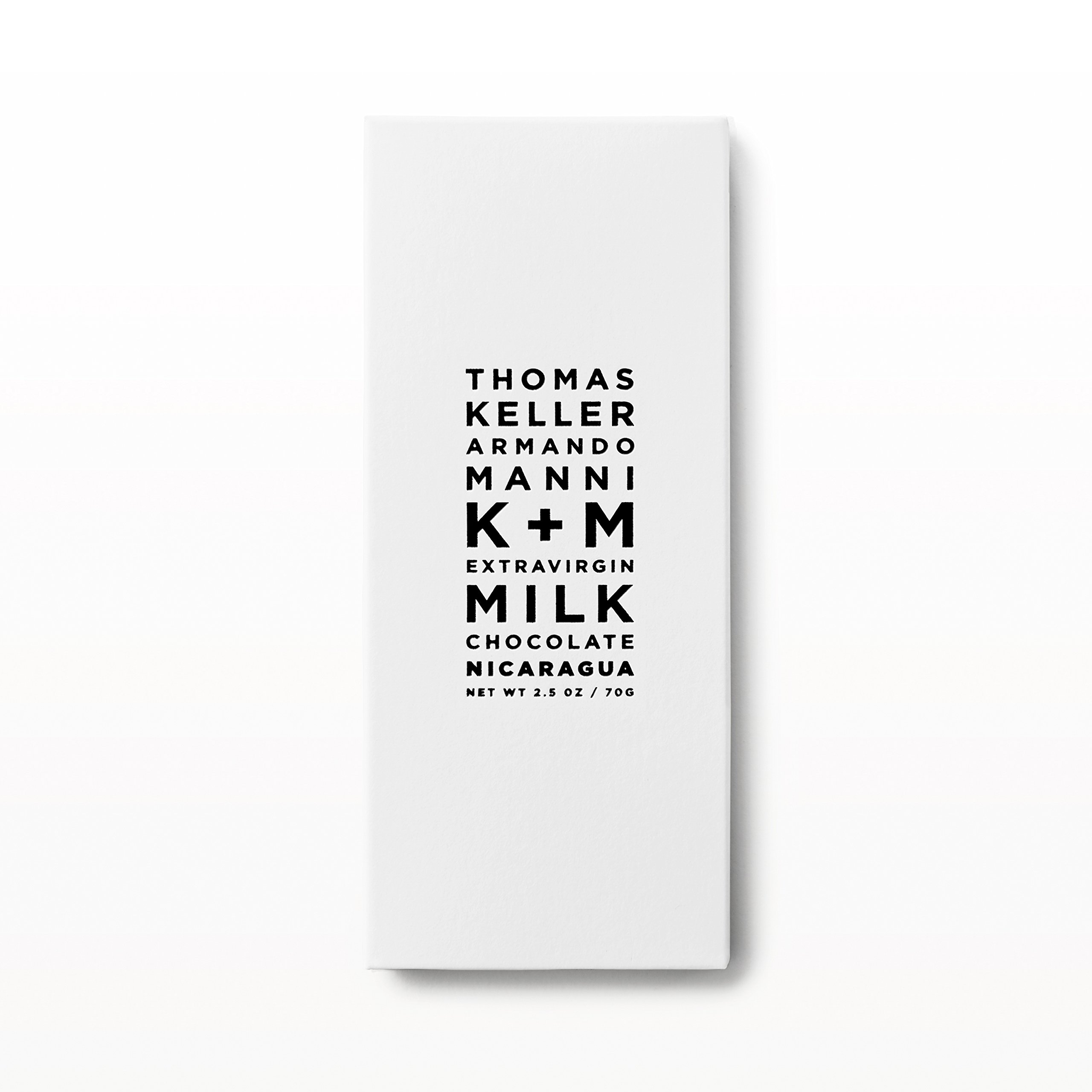 K+M Extravirgin Milk Chocolate Ecuador, 2 Pack