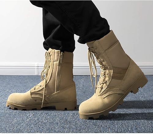 Miniatura 6 de KaiFeng Botas militares tácticas militares del ejército para hombre, botas ligeras