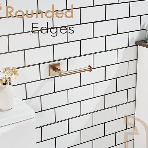 Vista 101 de KOKOSIRI Soporte de papel higiénico Dispensador de papel tisú para baño Portarrollos de baño Níquel cepillado Acero inoxidable B2005BR