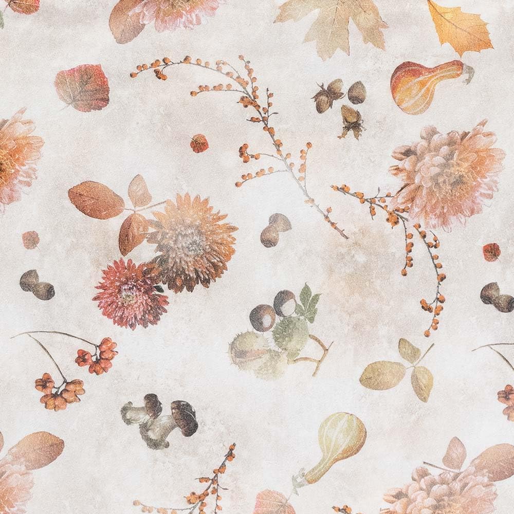 ESTELLA Bettwäsche Autumn Foliage | Kastanie | 135x200 cm + 80x80 cm | extra weich & wärmend|pflegeleicht & trocknerfest | ideale Winterbettwäsche | 100% Baumwolle