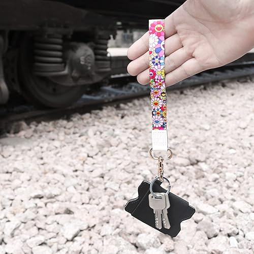 Miniatura 6 de FORZEN Llavero de pulsera, cordón de muñeca para llaves, cordón de mano para muñeca