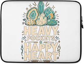 Heavy Pockets Heart Minerals Graphic Laptop Sleeve