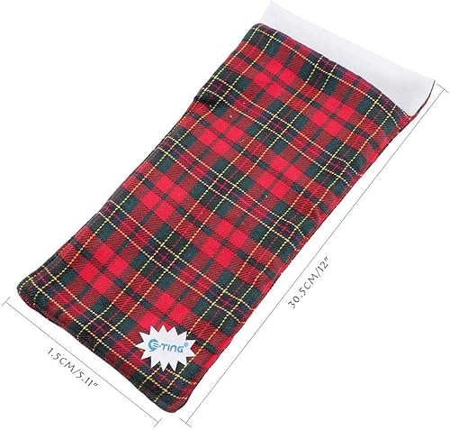 Miniatura 3 de E-TING Ropa de Santa Albornoz Accesorios de Navidad para muñeca elfo (Albornoz blanco con saco de dormir)