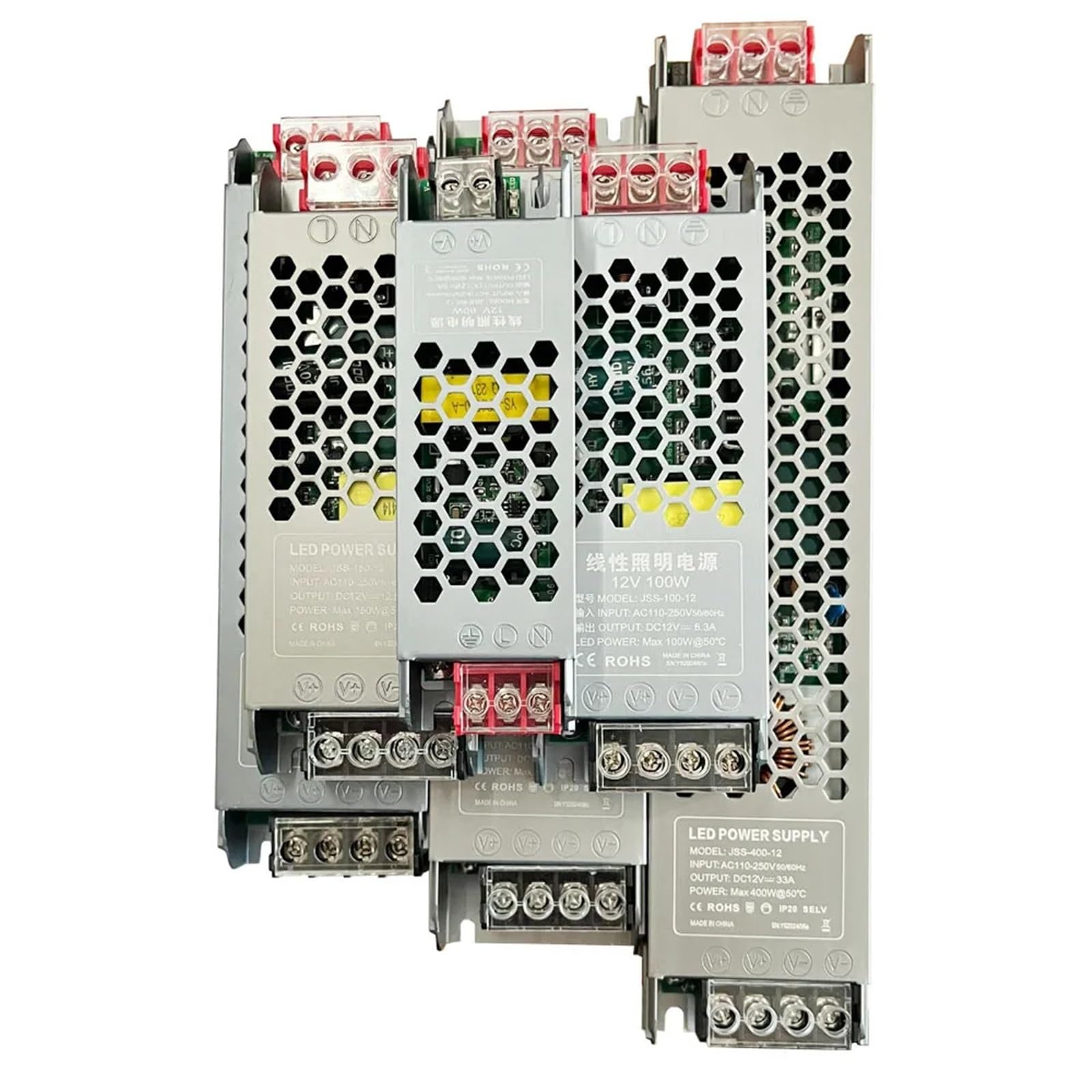 Adaptateur de source SMPS DC 24V 300W polyvalent avec boîtier aluminium - 7