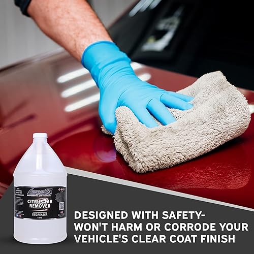 Miniatura 10 de LANE'S Removedor de alquitrán de cítricos para automóviles, desengrasa y elimina el alquitrán de carretera, agradable olor a cítricos, seguro