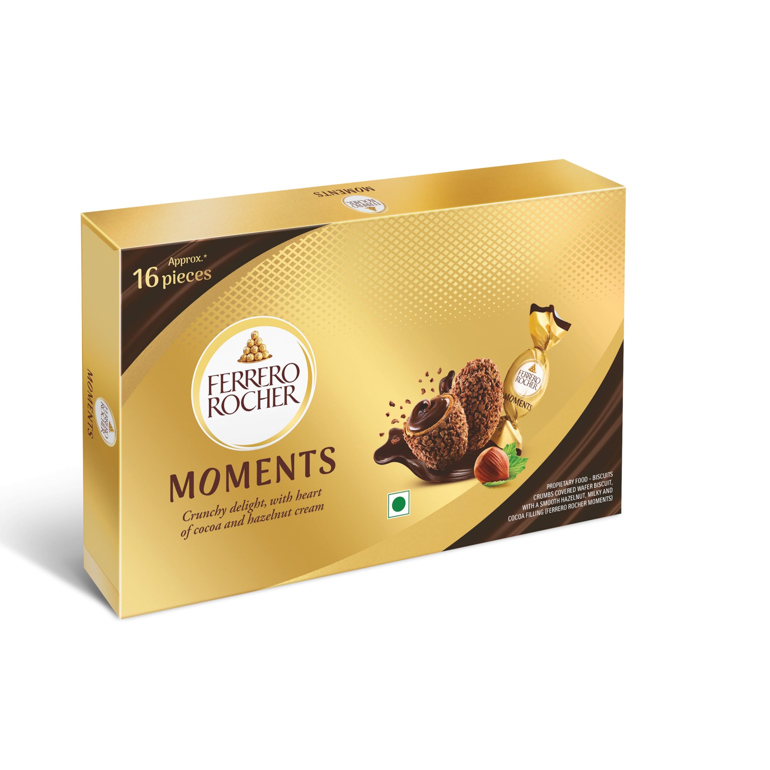 Ferrero RocherMoments, 16 Pcs Chocolate,92.8 Gram