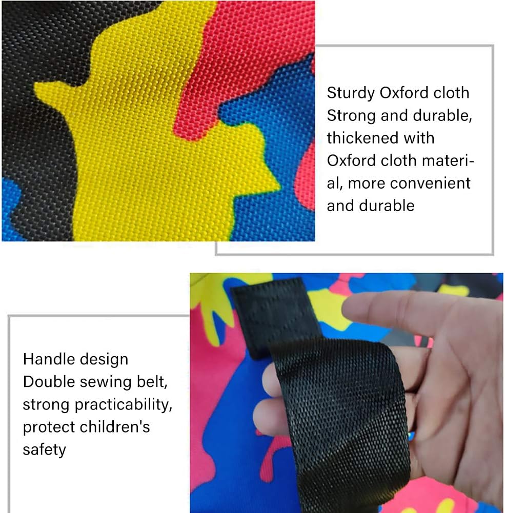 Winter Snow Tube Heavy Duty Inflatable Sled for Kids and Adults Multi Colored 100cm(39.4")