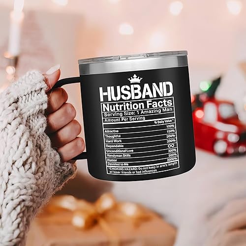 Miniatura 4 de Regalos para marido  Regalos de boda de aniversario para él, hombres, novio, taza divertida para marido de esposa prometida, cosas geniales para