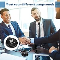 Vista 7 de 50 Pcs Fingerprint Ink Pad Black Finger Print Stamp Pad Mini Inkless Thumbprint Pads for Home Office Bank Identification Security ID Fingerprint