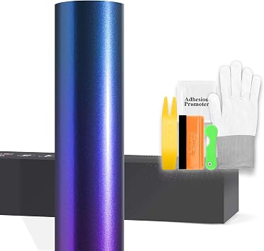 60"x480" 5FTx40FT PPF Paint Protection Film Dry Apply Galaxy Dust Gloss Magic Blue Self Healing Auto Bra Vinyl Wrap Invisible Scratches Shield Sheet DIY