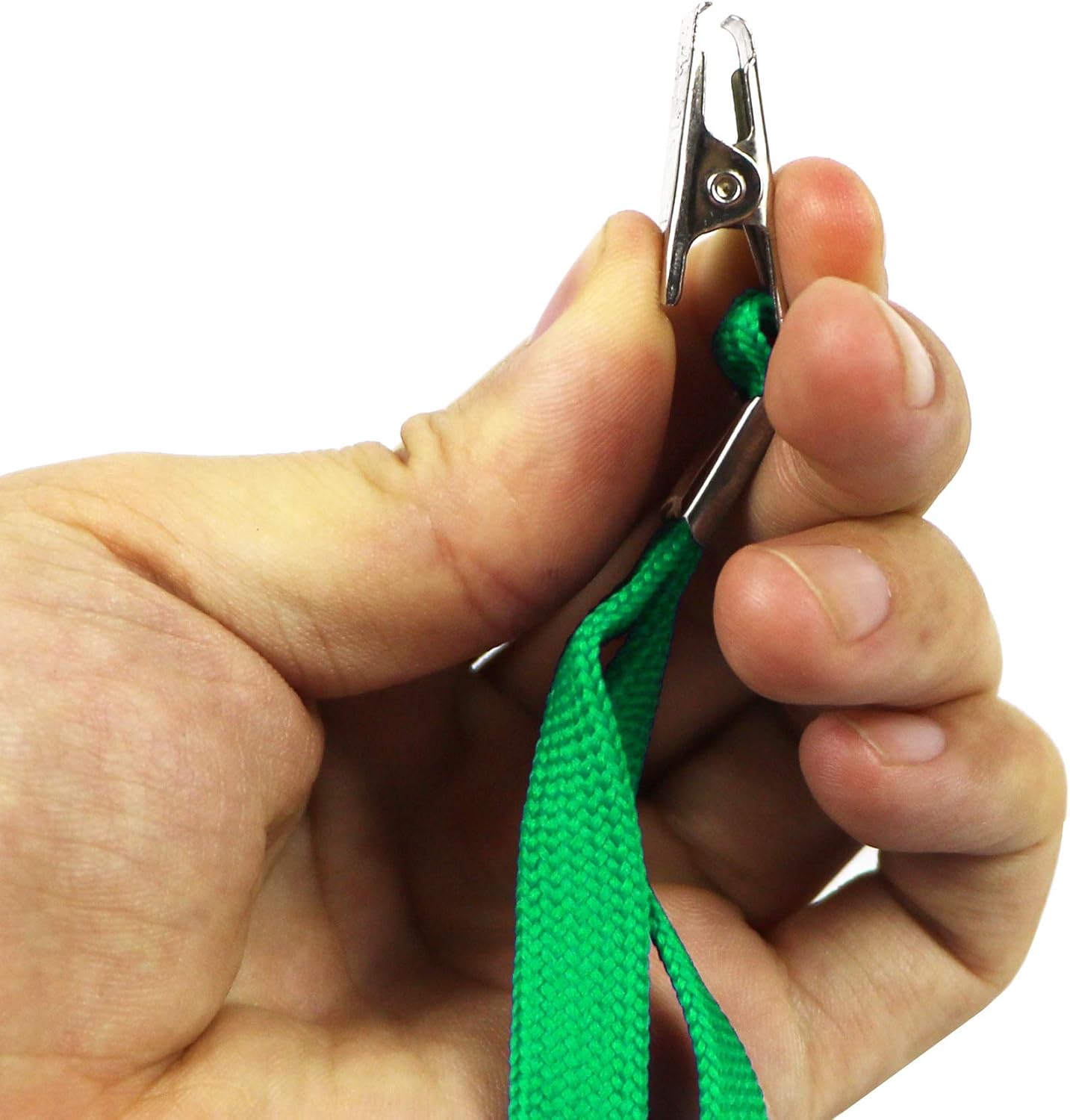 Ollain Badge Lanyards Neck Bulk Cruise Lanyards Lanyard with Clip for ID Card Name Tags Badge Holders (Green, 100 Pack) - Image 4
