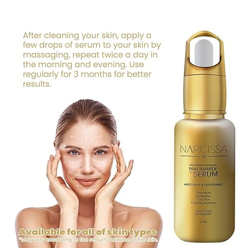 Miniatura 2 de Corrector de imperfecciones, tono de piel por la noche y suero iluminador para el cuidado de la piel - Niacinamida 5% - Antienvejecimiento - Puntos