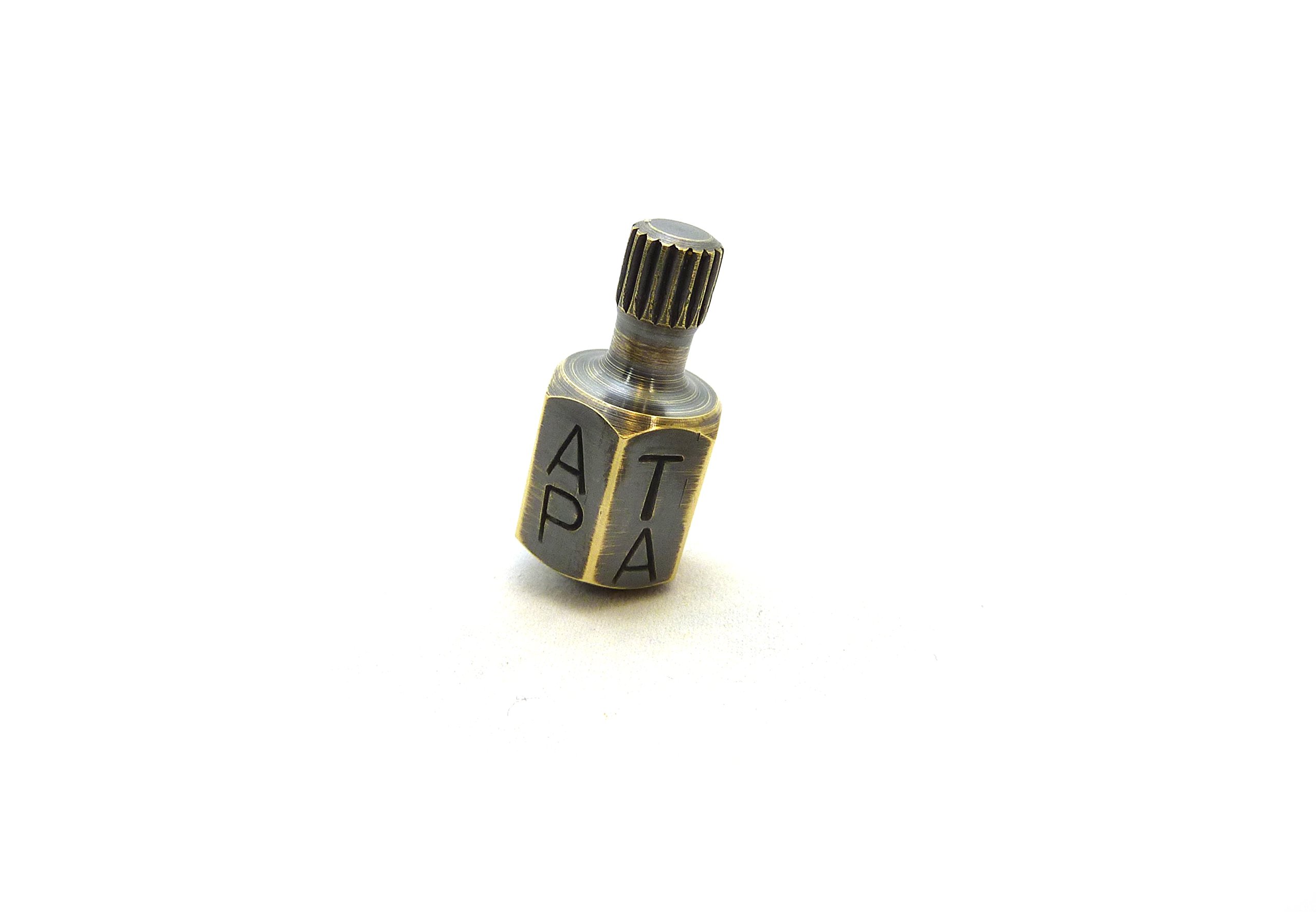 TEETOTUM | GAMBLING TOP - SMALL BRASS SPINNING TOP - GIFTS FOR MEN