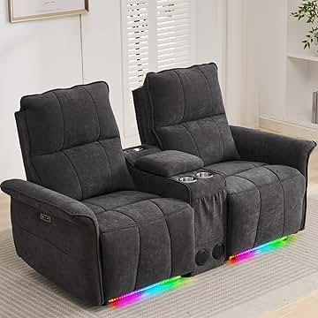 Rv Loveseat Replacement SAMERY Power Reclining Loveseat