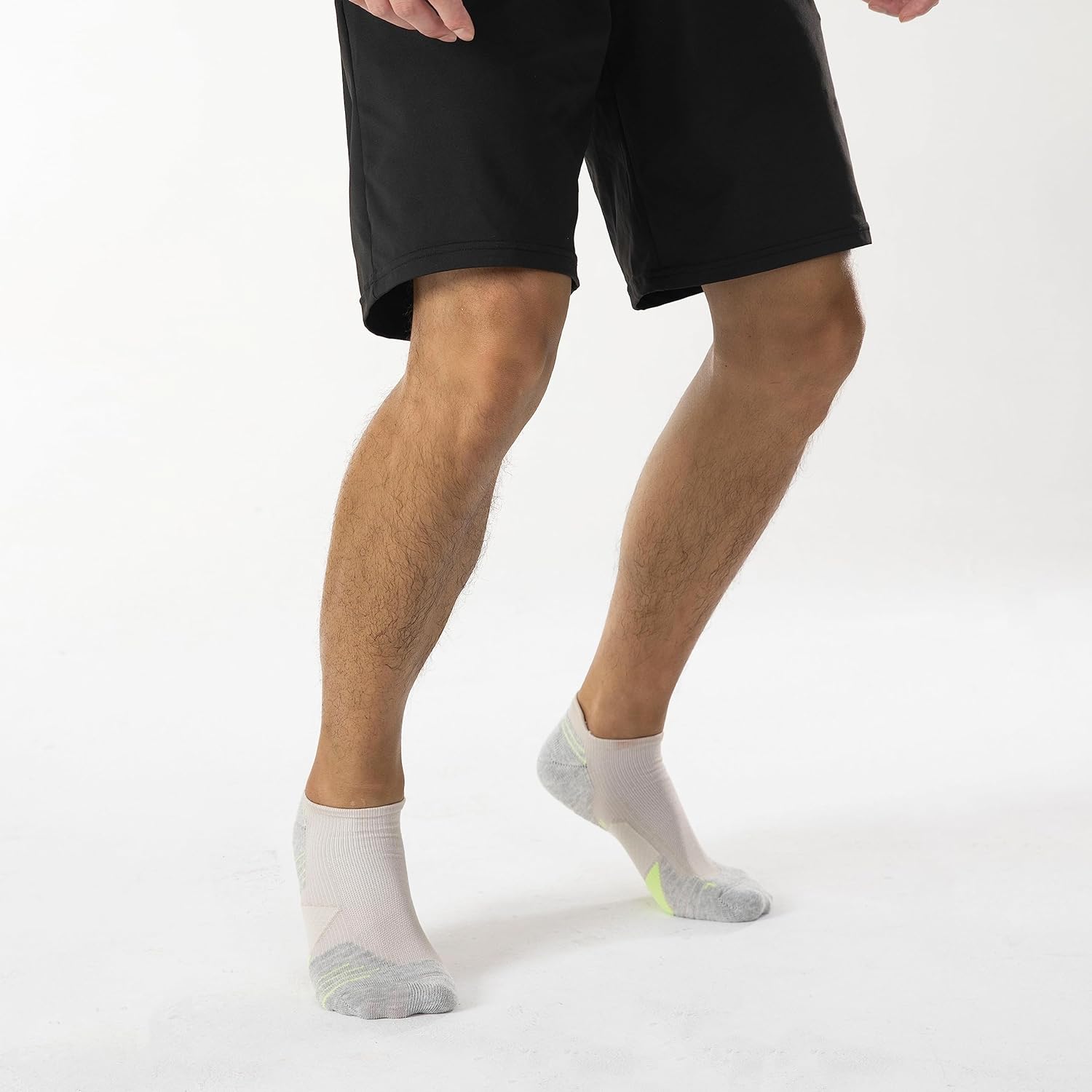 WANDER Men's Athletic Running Socks 7 Pairs Thick Cushion Ankle Socks for Men Sport Low Cut 6-9/10-12/12-14 - Image 3