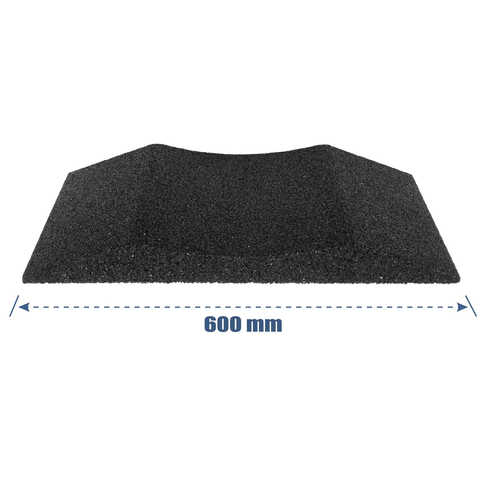 HASKYY Juego de 4 protectores de neumáticos 600x400x64mm hasta neumáticos de 385mm, protector de neumáticos, cama de neumáticos, nido de neumáticos de granulado de goma