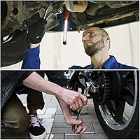 Vista 7 de Llave de trinquete de extremo de caja doble 0.551 in x 0.669 in métrica 72 dientes 12 puntos trinquete engranaje herramientas de llave de engranaje