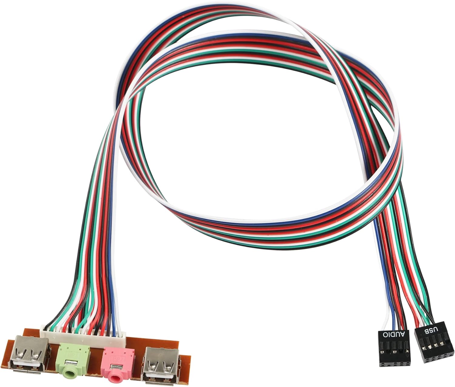 Amazon.com: YACSEJAO USB Front Panel Cable HUB Computer Chassis Front ...