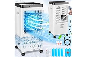 2024 Upgraded Portable Windowless Air Conditioners with 3-Gallon Water Tank