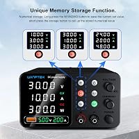 WANPTEK POWER 30V 10A Laboratóriumi Tápegység USB Töltéssel OCP Védelemmel 2