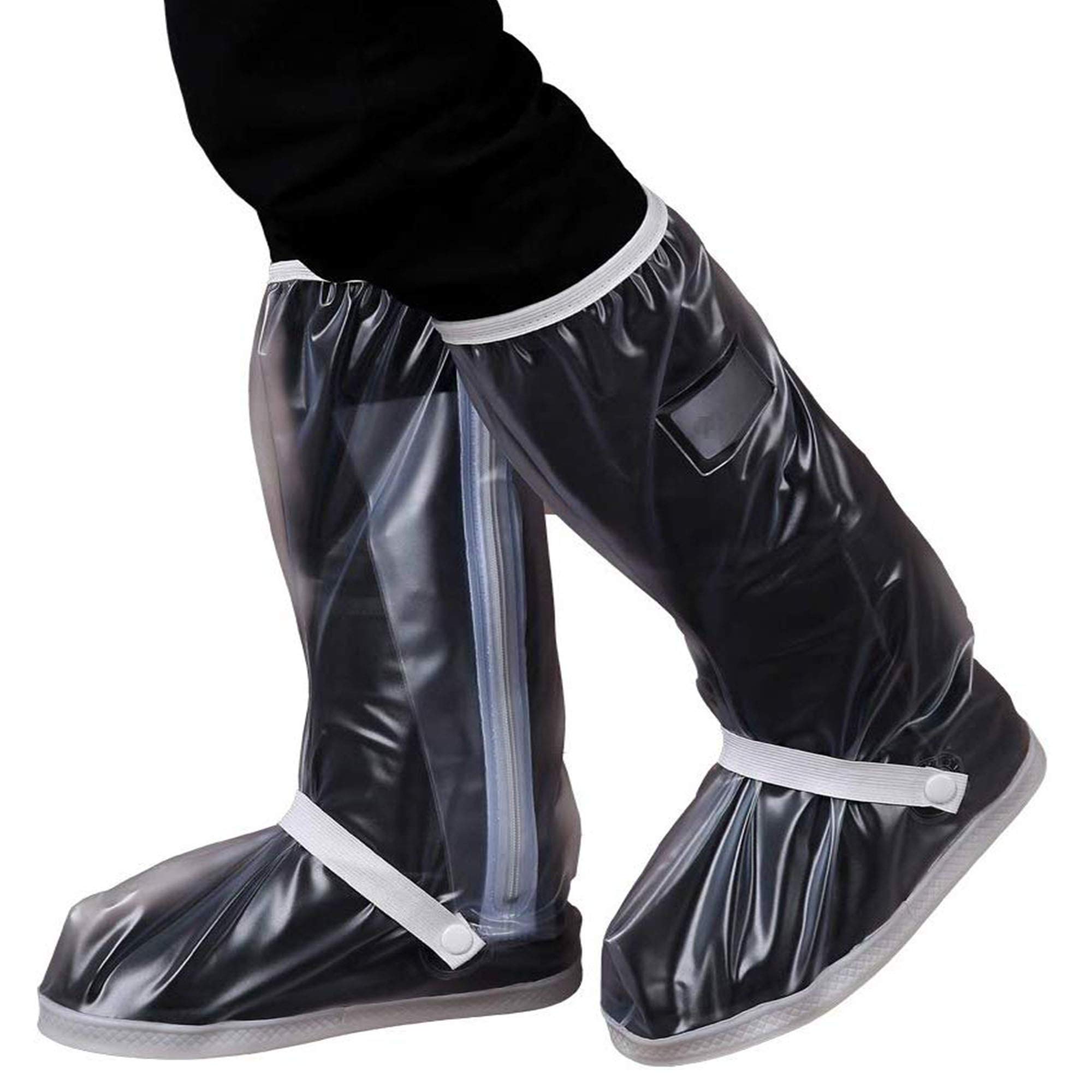 XTW Rain Shoe Covers Waterproof Boots (X-Large, white4)