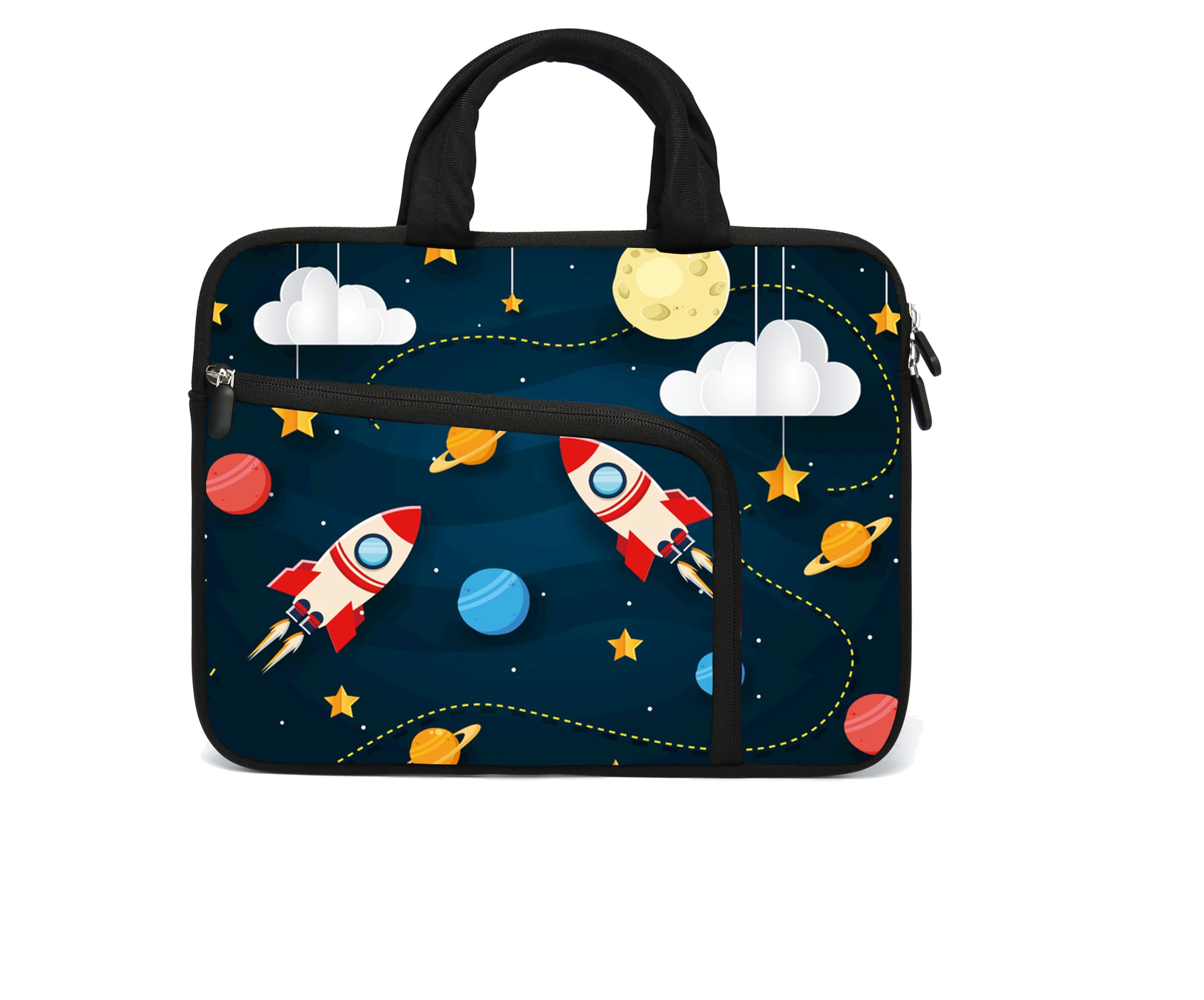 HAPLIVES 11.6" 12.2 inches Laptop Sleeve Chromebook Case Ultrabook Case Notebook PC Messenger Bag Tablet Neoprene Handle Sleeve for Adult Men Women,