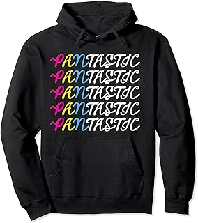 Pantastic Pan LGBT Pansexual Nonbinary Gay Pride Bi Pan Demi Pullover Hoodie