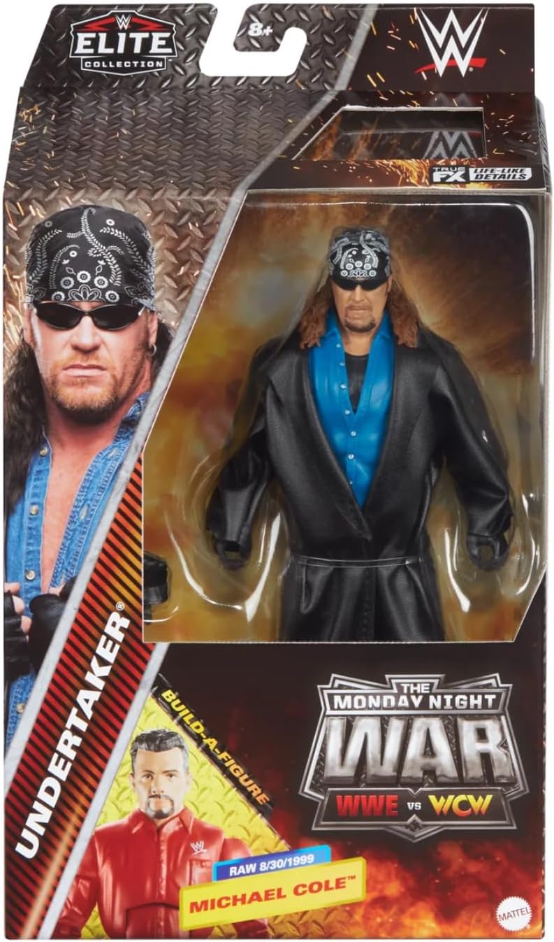 WWE Monday Night War Elite Collection Undertaker Action Figure & Accessories 6-Inch Collectible Set